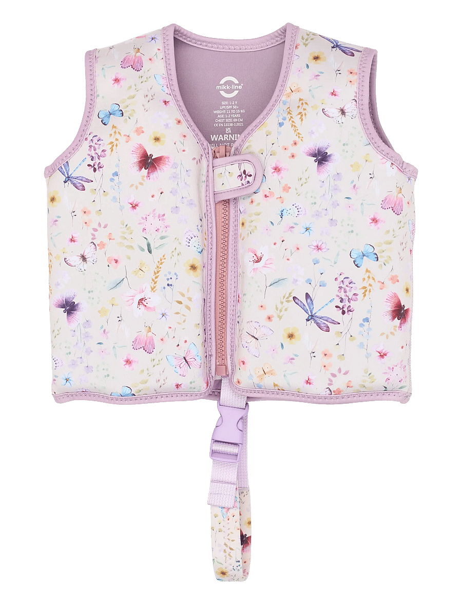 mikk-line - Swim Vest Aop - schwimmzubehör - butterfly aop - 0