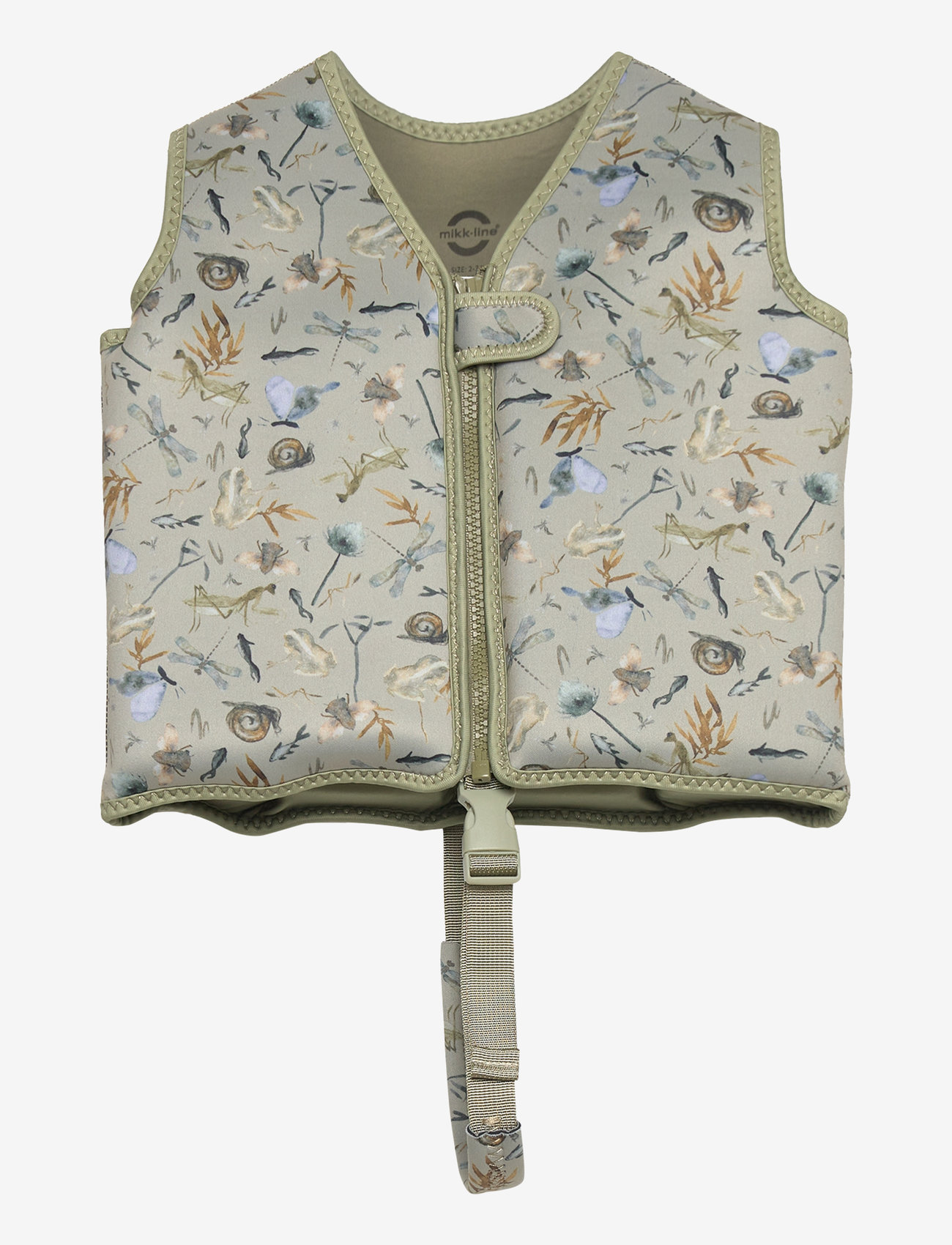 mikk-line - Swim Vest Aop - svømmetilbehør - desert sage - 0