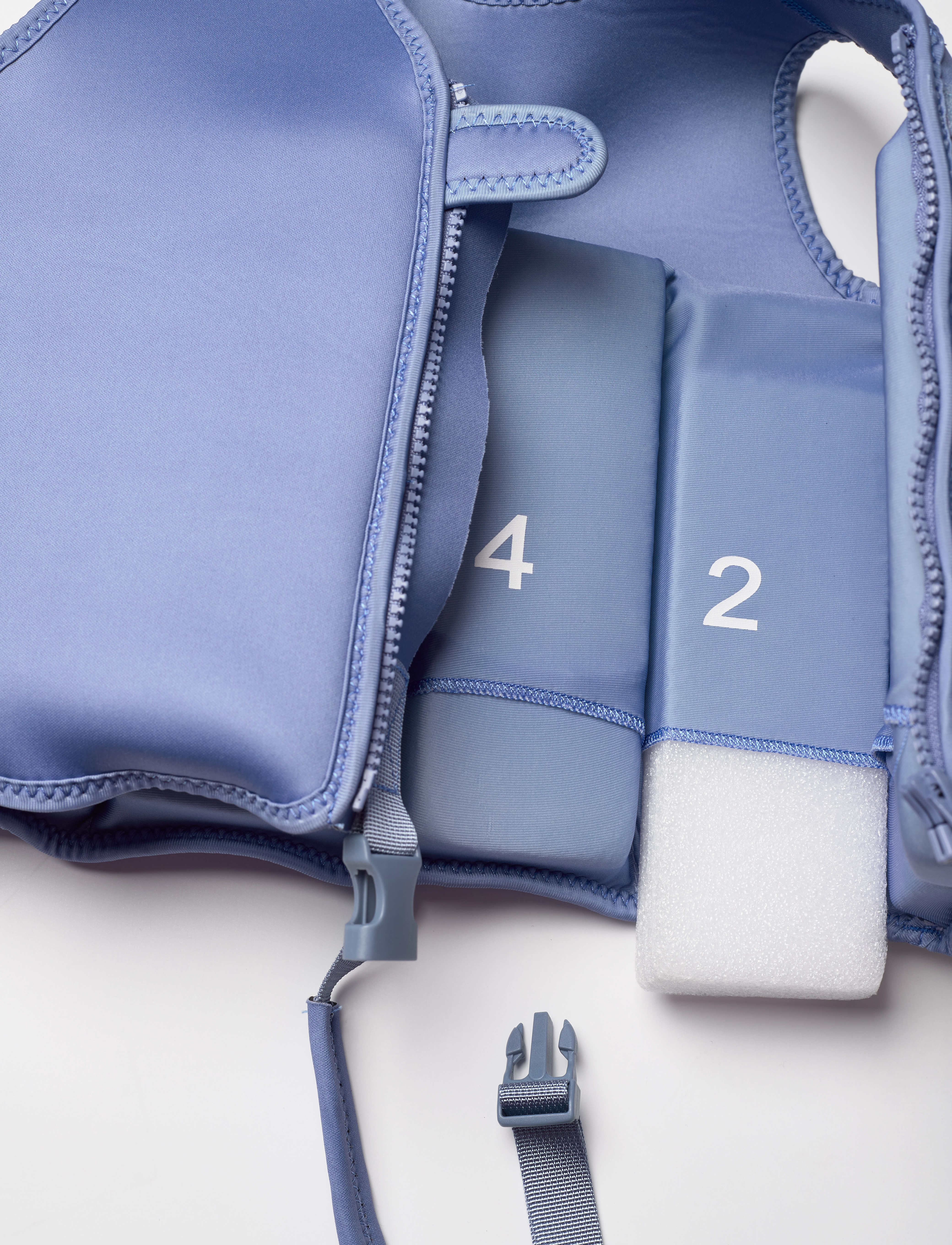 mikk-line - Swim Vest - Solid - swimming accessories - faded denim - 3
