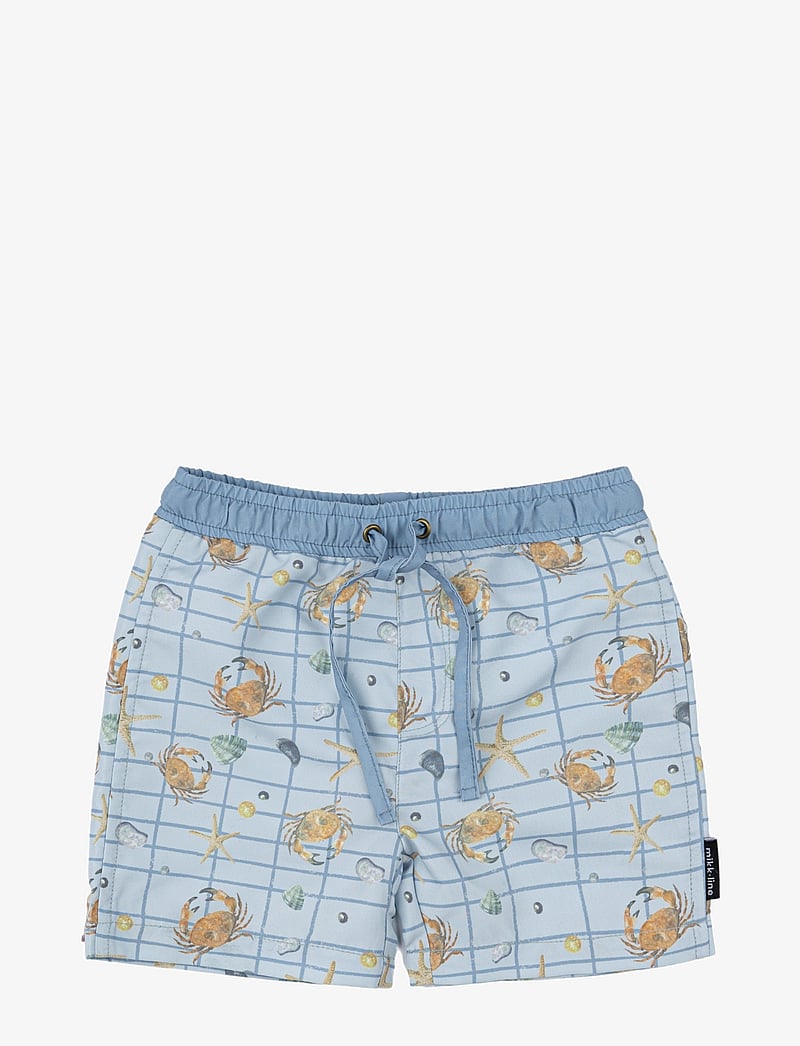 mikk-line - Swim Shorts Aop - uv-bekleidung - faded denim - 1