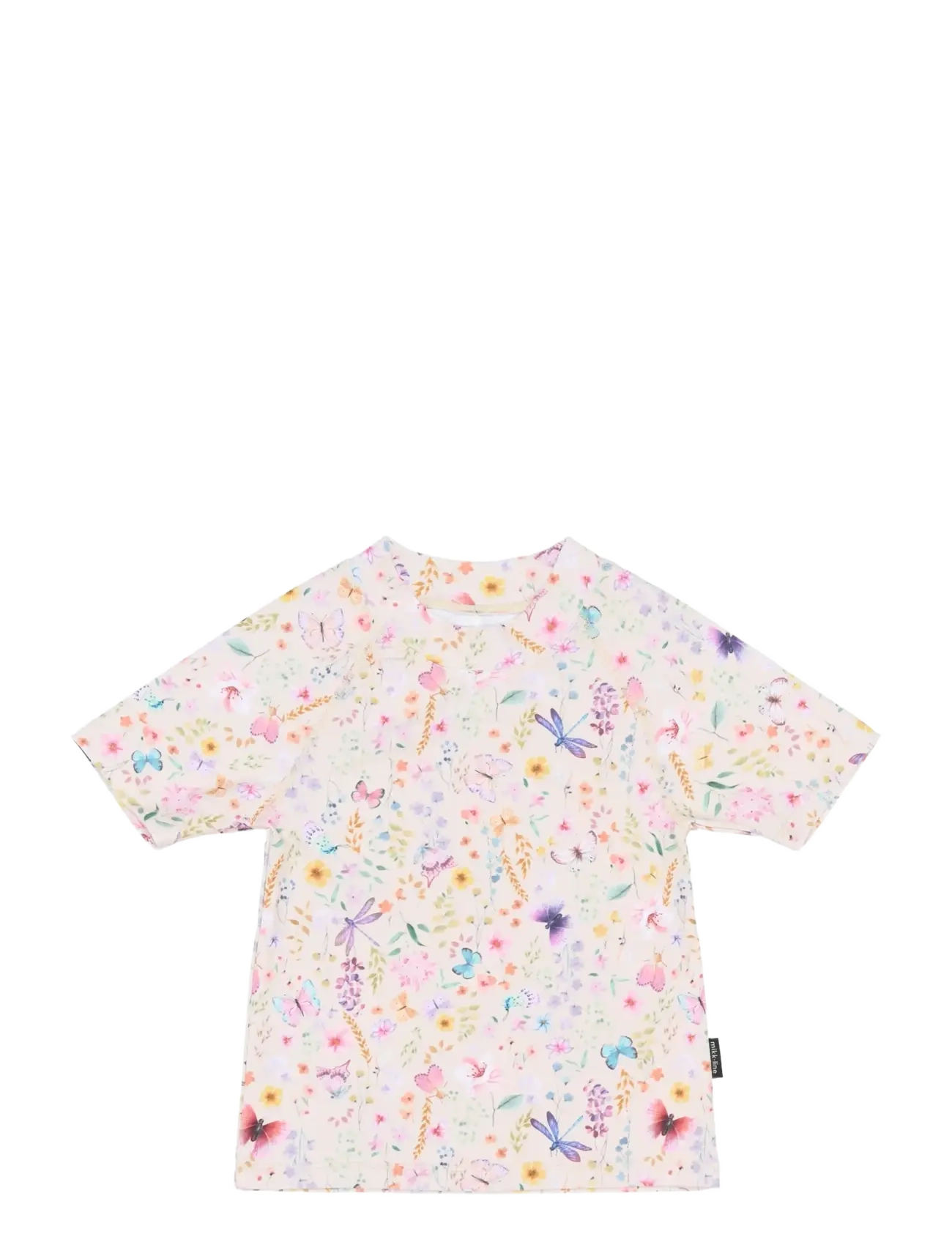 mikk-line Swim Shirt UV Aop, GRS - Riided - BUTTERFLY AOP / pink/rose