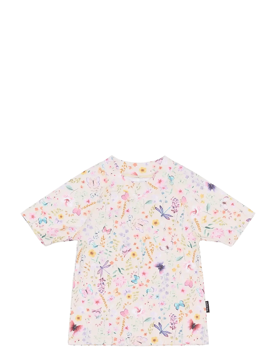 mikk-line - Swim Shirt UV Aop, GRS - bade-oberteile - butterfly aop - 0