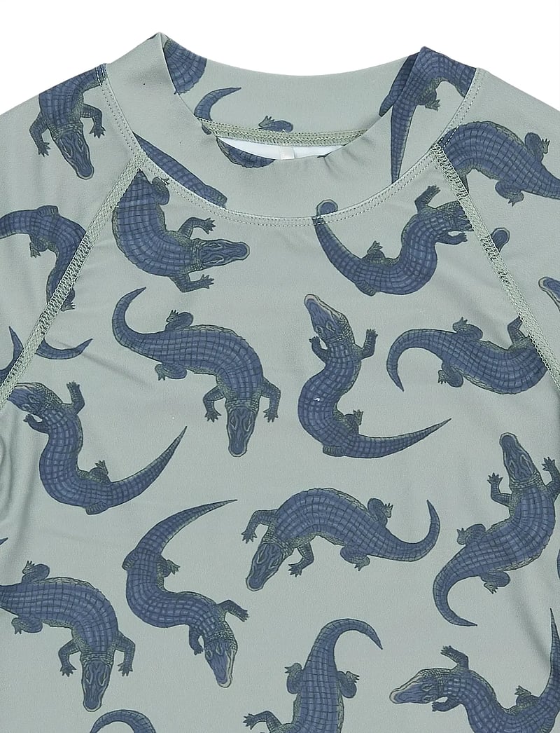 mikk-line - Swim Shirt UV Aop, GRS - bade-oberteile - croco aop - 2