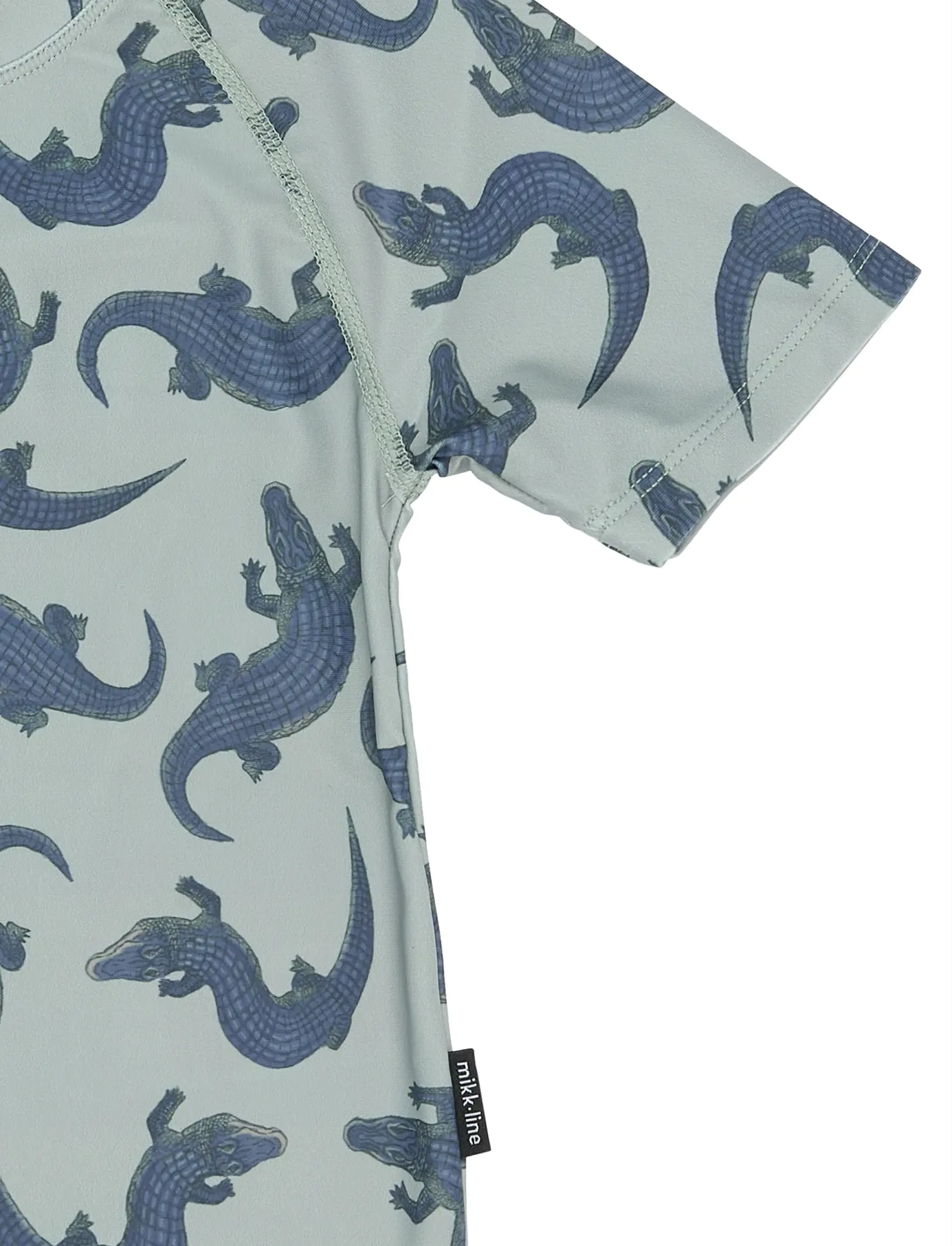 mikk-line - Swim Shirt UV Aop, GRS - swim tops - croco aop - 3
