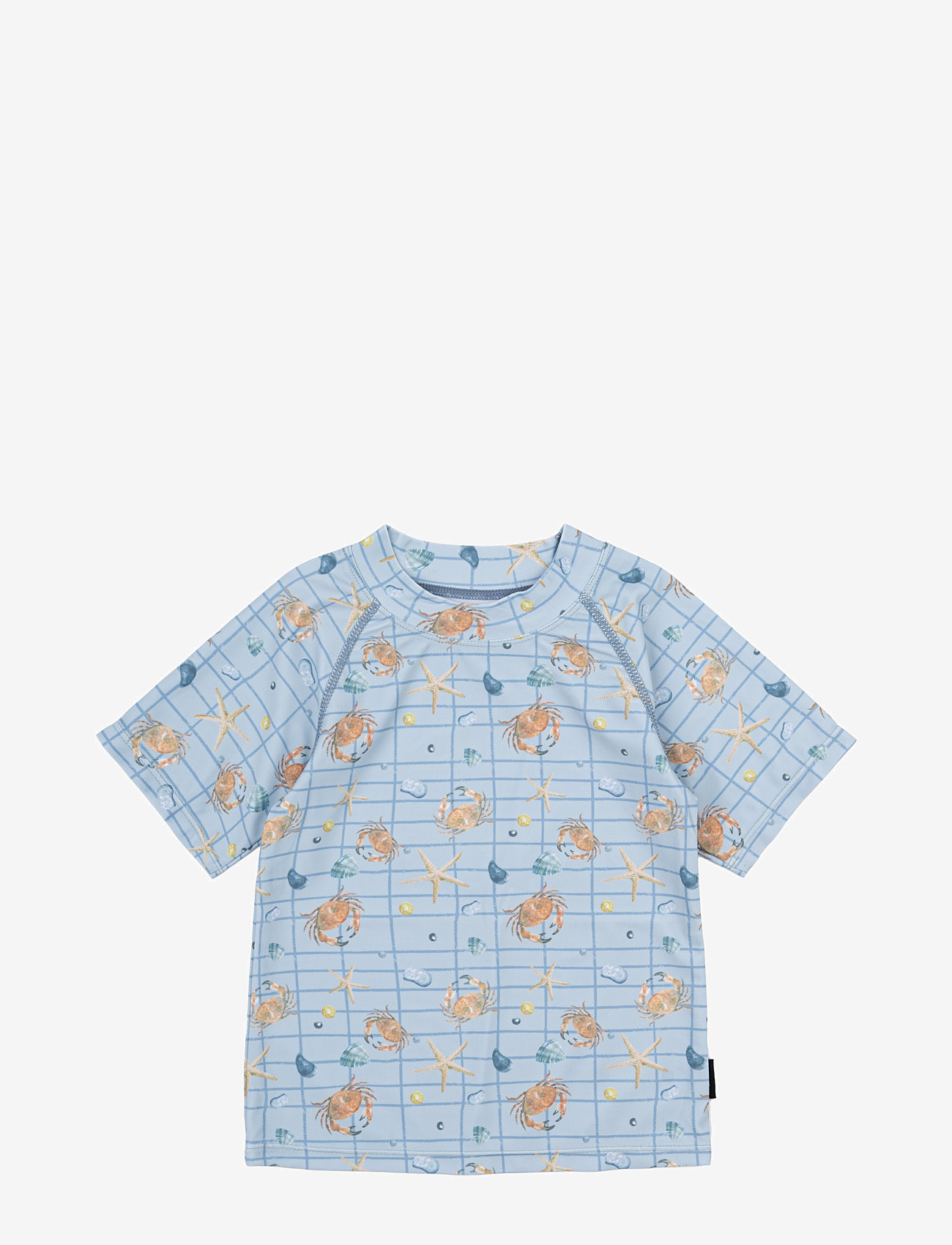 mikk-line - Swim Shirt UV Aop - faded denim - 1