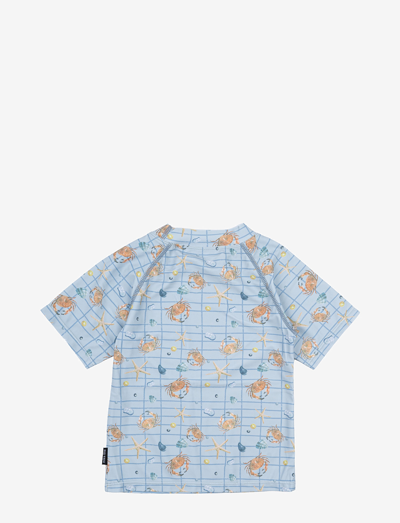 mikk-line - Swim Shirt UV Aop - faded denim - 2