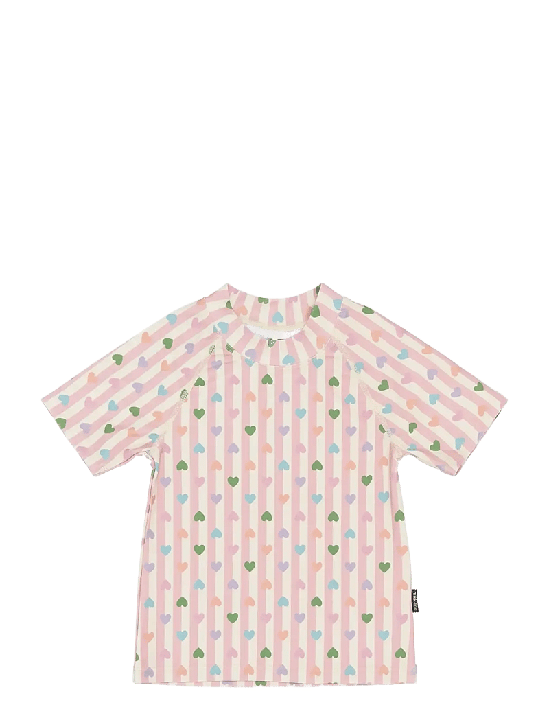 mikk-line - Swim Shirt UV Aop, GRS - ujumisriiete ülaosad - heart aop - 0