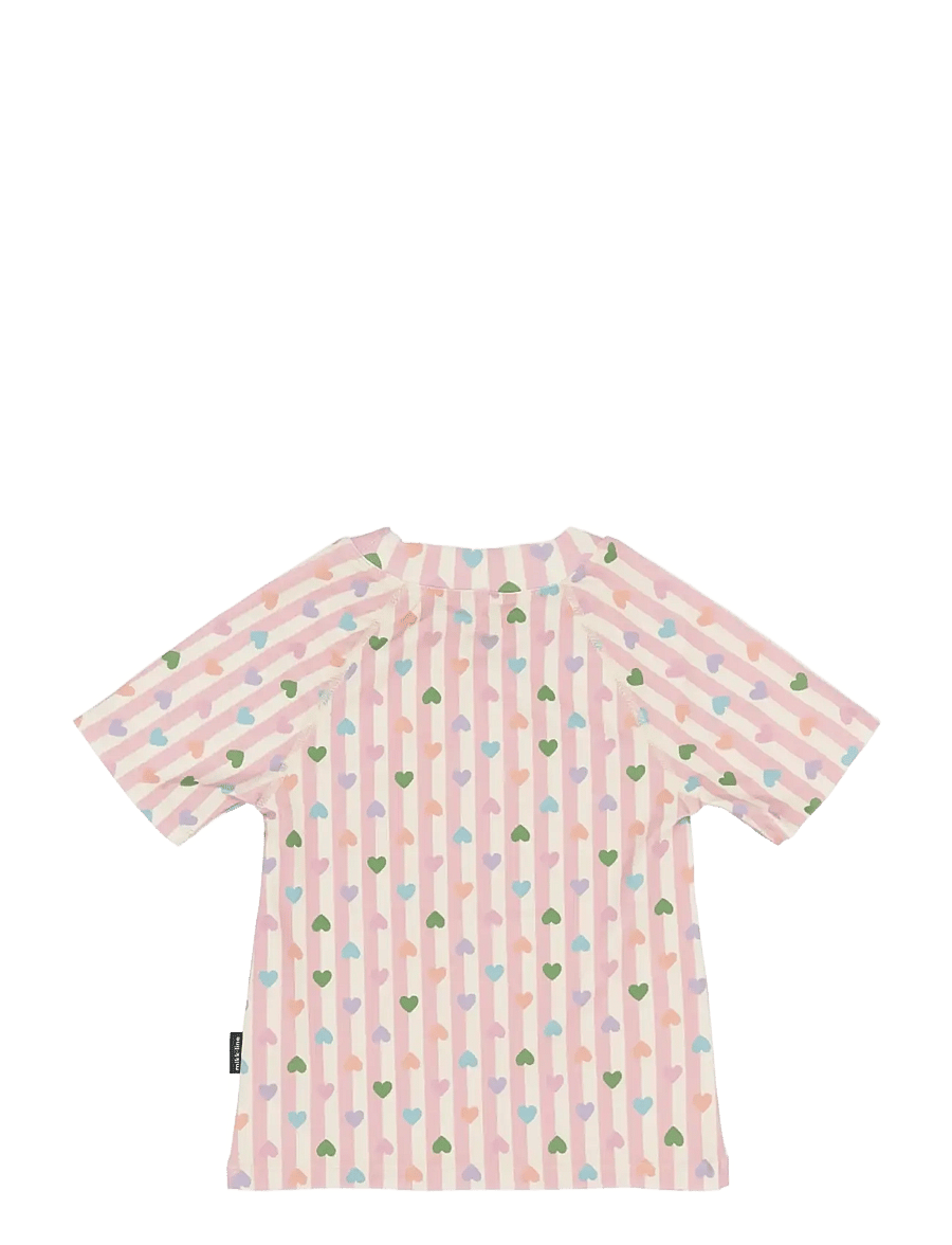 mikk-line - Swim Shirt UV Aop, GRS - bade-oberteile - heart aop - 1
