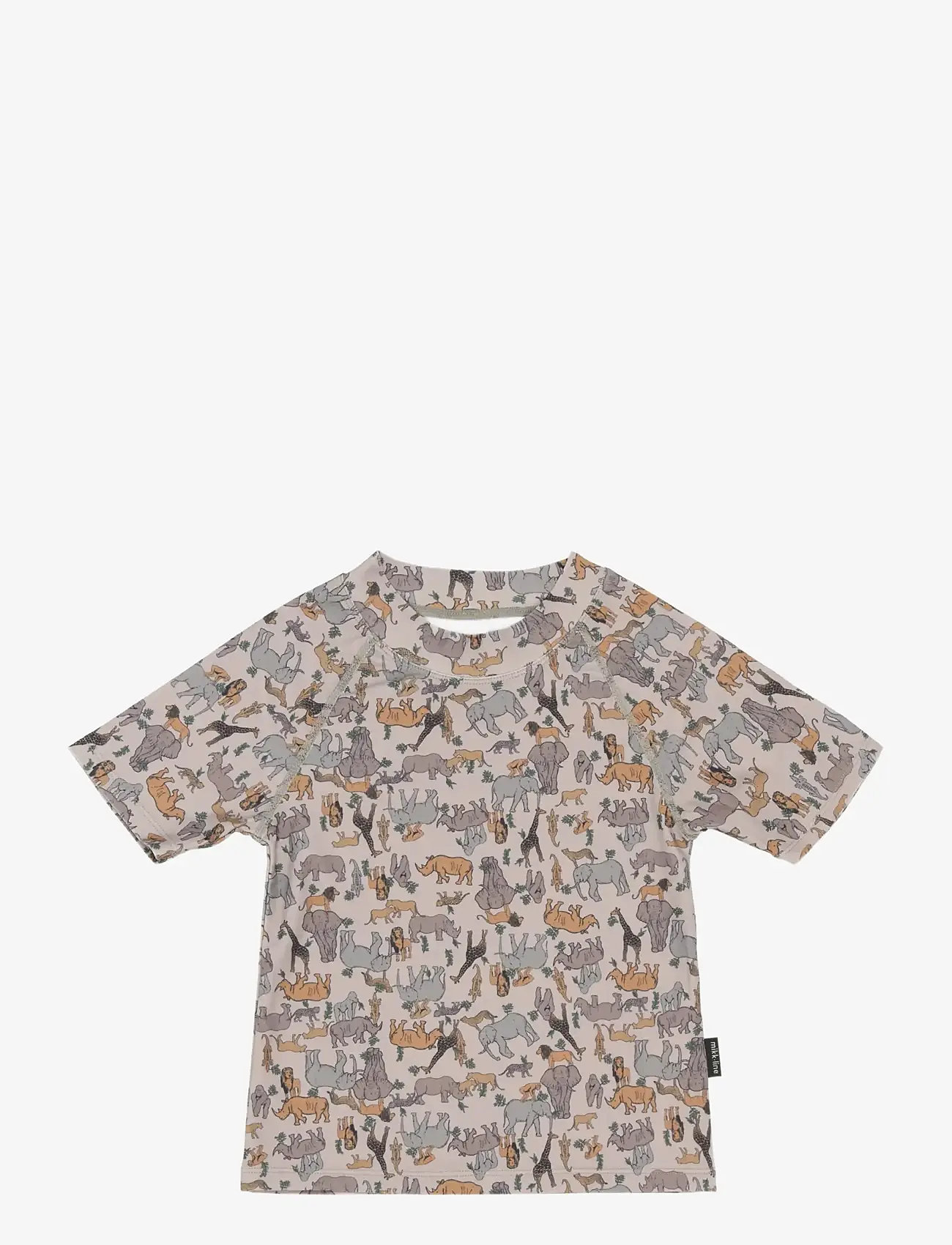 mikk-line - Swim Shirt UV Aop, GRS - badeoverdele - zoo aop - 0