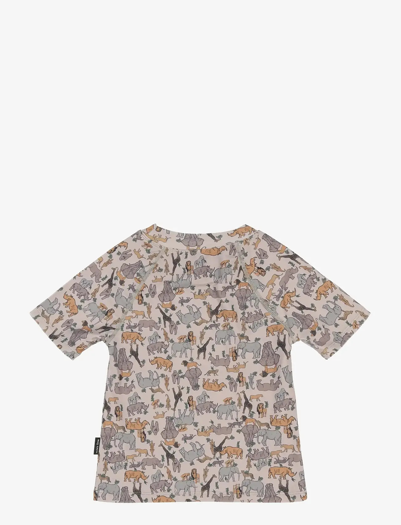 mikk-line - Swim Shirt UV Aop, GRS - badeoverdele - zoo aop - 1