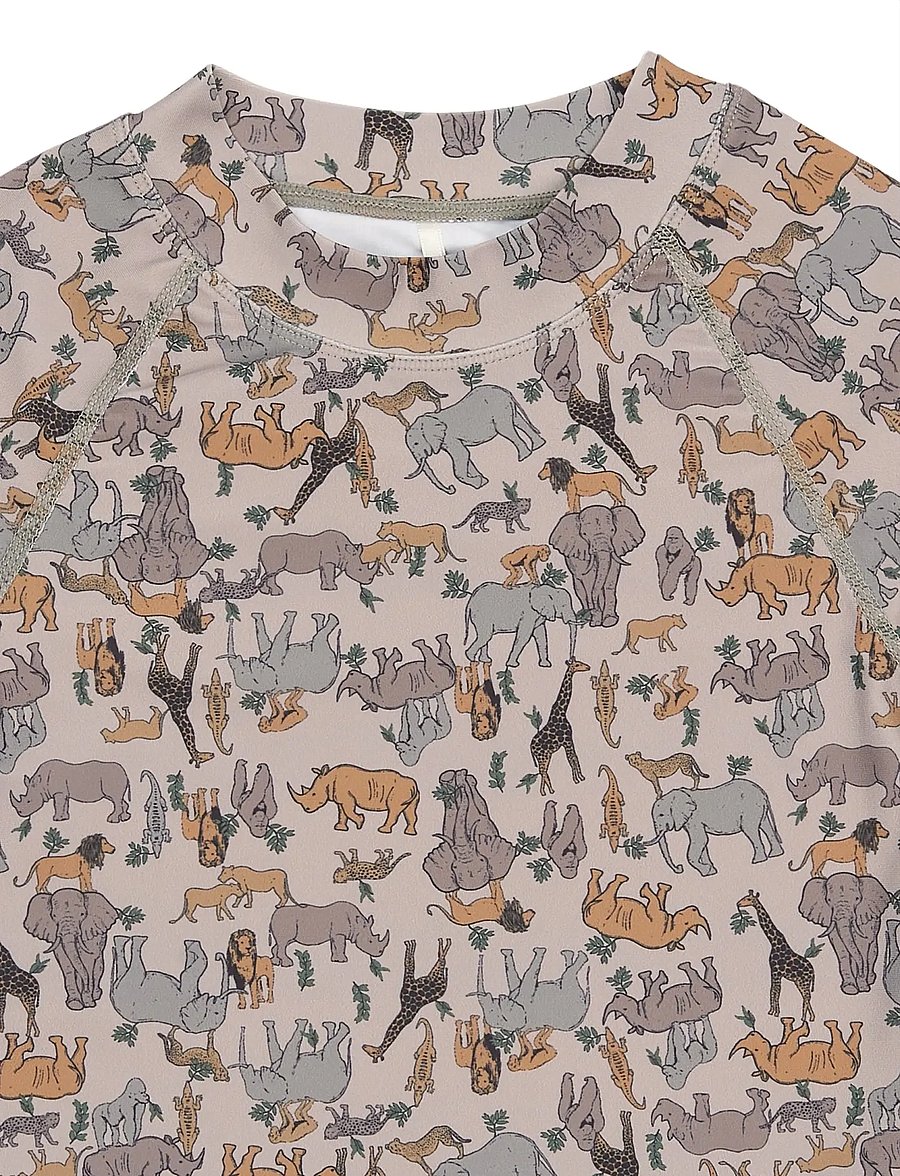 mikk-line - Swim Shirt UV Aop, GRS - bade-oberteile - zoo aop - 2