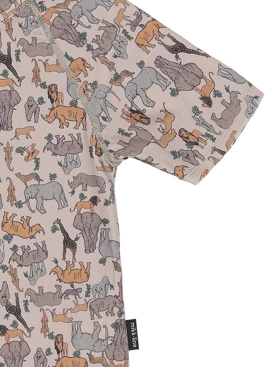 mikk-line - Swim Shirt UV Aop, GRS - bade-oberteile - zoo aop - 3