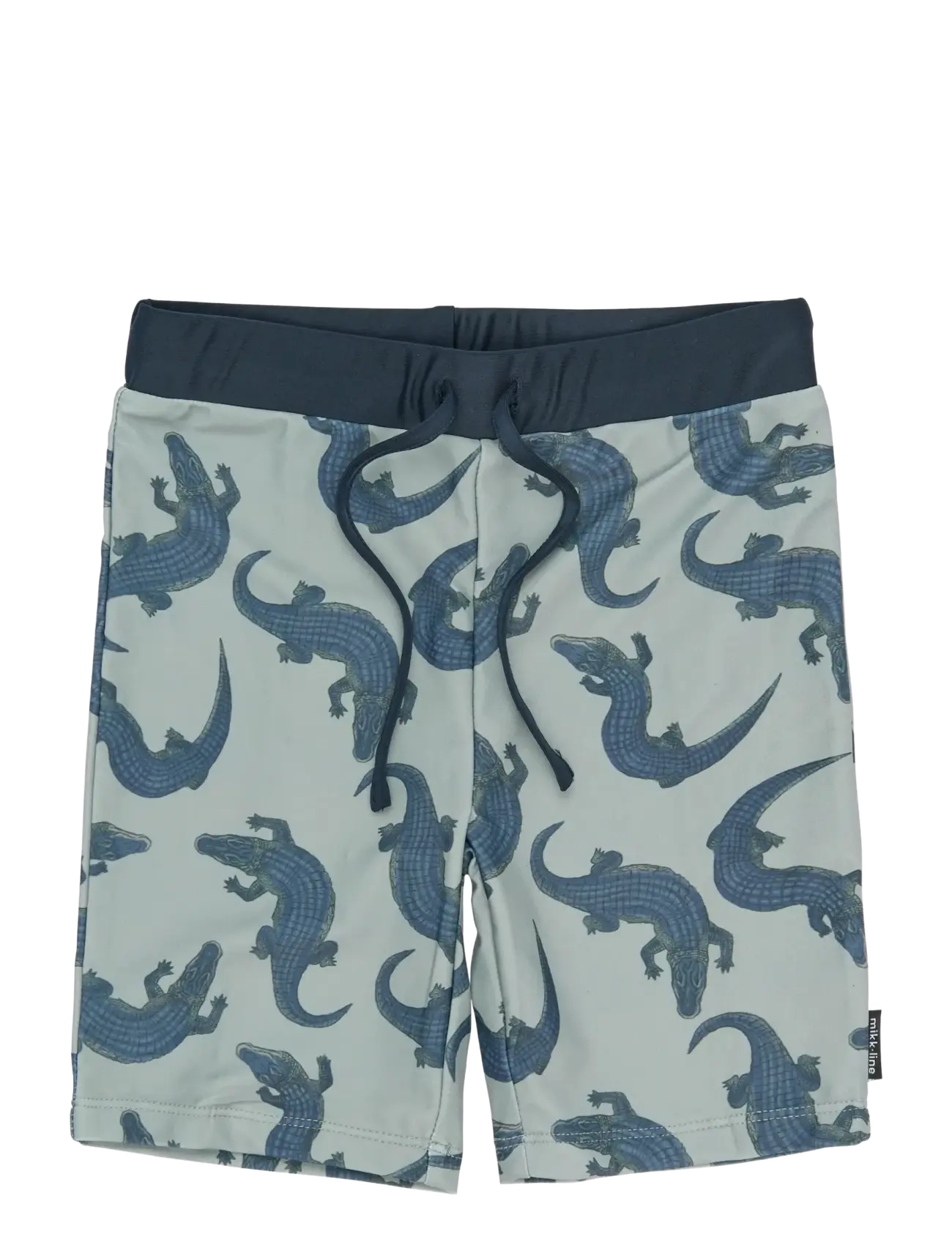 mikk-line Swim Pant UV Long Aop, GRS - Badetøj - CROCO AOP / navy