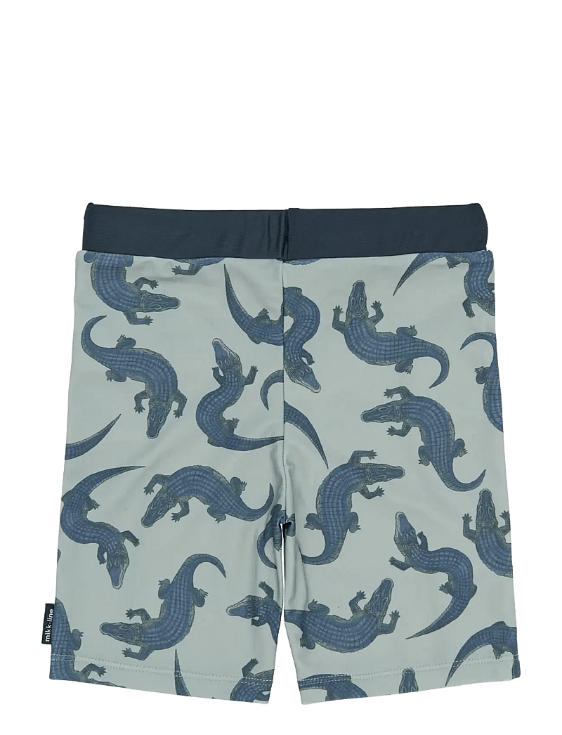 mikk-line - Swim Pant UV Long Aop, GRS - uv-tøj - croco aop - 2