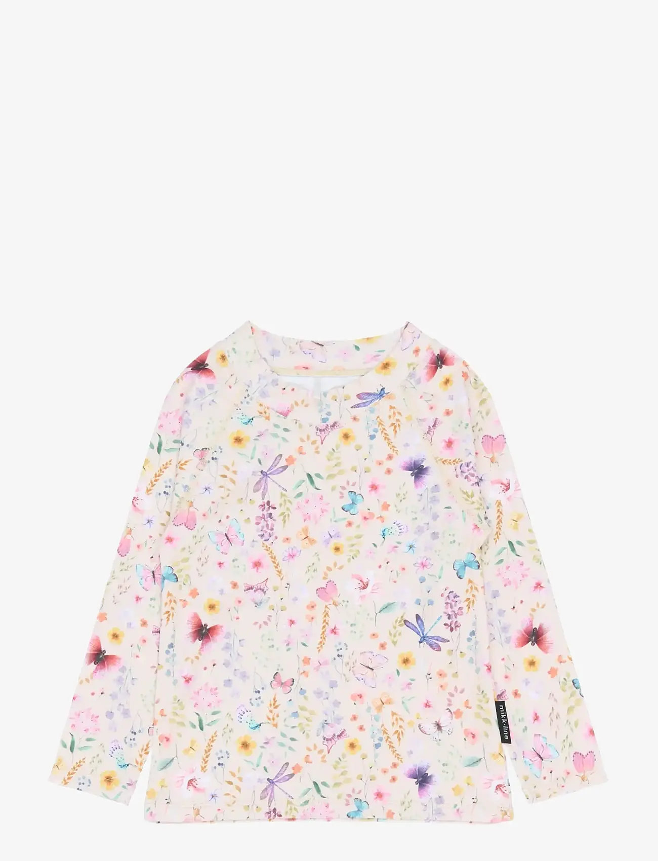 mikk-line - Swim Shirt UV Aop, GRS - badeoverdele - butterfly aop - 2