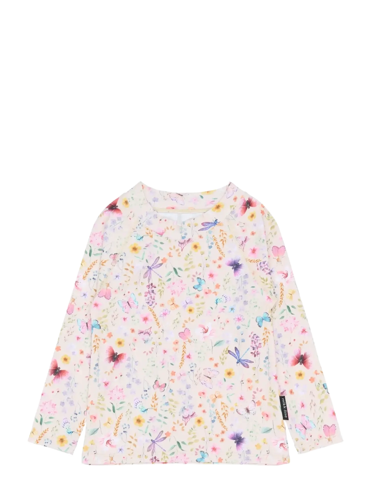 mikk-line - Swim Shirt UV Aop, GRS - badtoppar - butterfly aop - 2