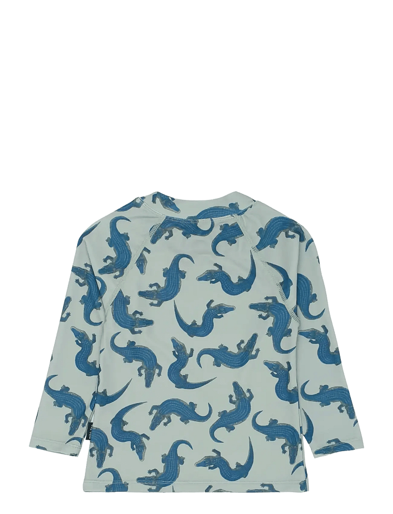 mikk-line - Swim Shirt UV Aop, GRS - badeoverdele - croco aop - 2