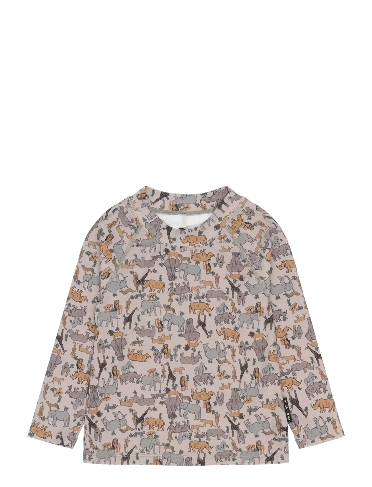 mikk-line Swim Shirt UV Aop, GRS - Kids 98-134 - ZOO AOP / multi