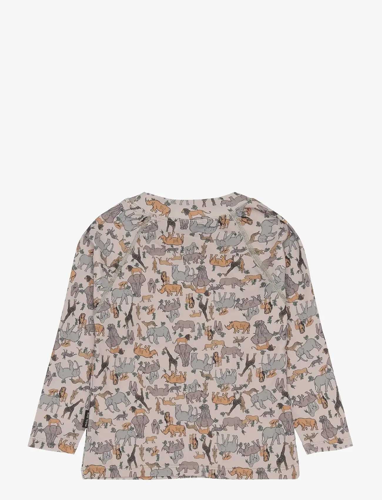 mikk-line - Swim Shirt UV Aop, GRS - badeoverdele - zoo aop - 2
