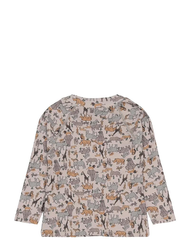 mikk-line - Swim Shirt UV Aop, GRS - badeoverdele - zoo aop - 2