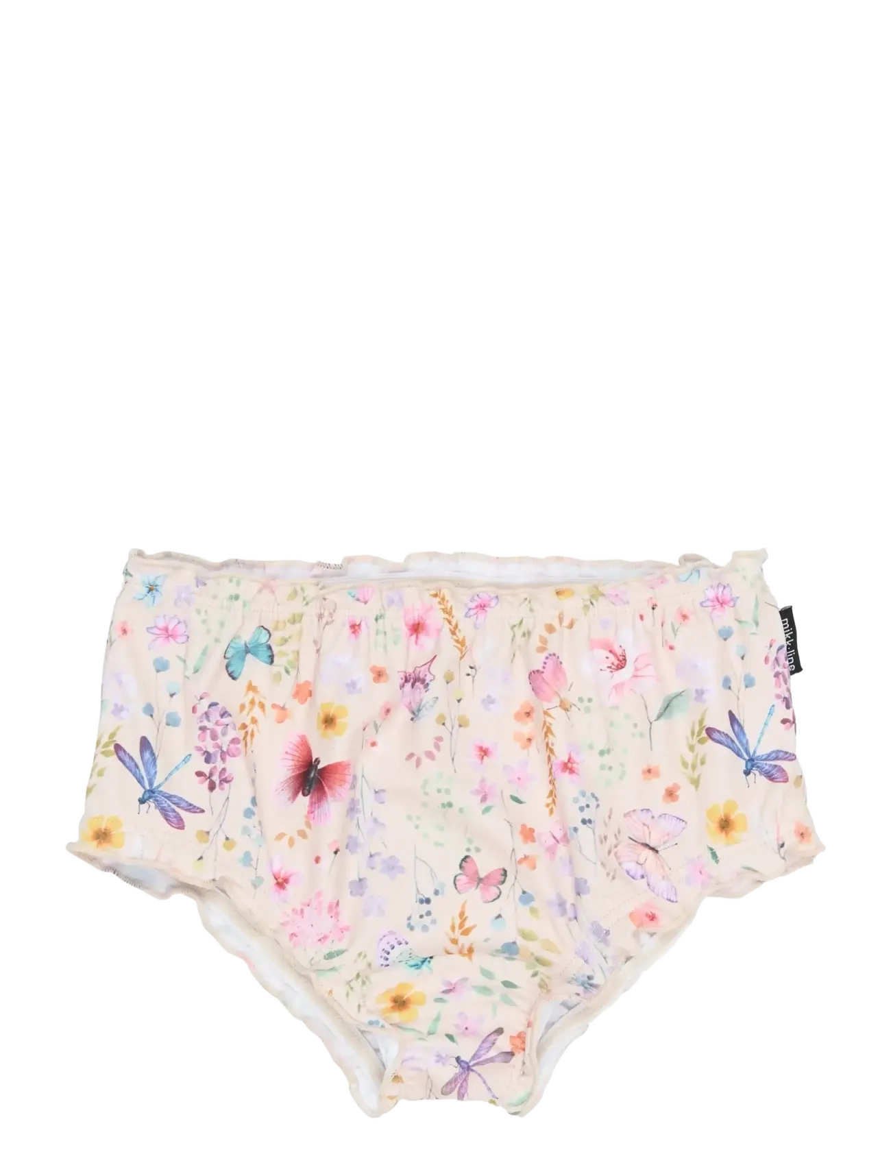 mikk-line Swim Pant UV frill AOP, GRS - Swimwear - BUTTERFLY AOP / multi