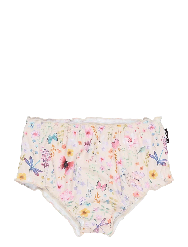 mikk-line - Swim Pant UV frill AOP, GRS - uv-tøj - butterfly aop - 0