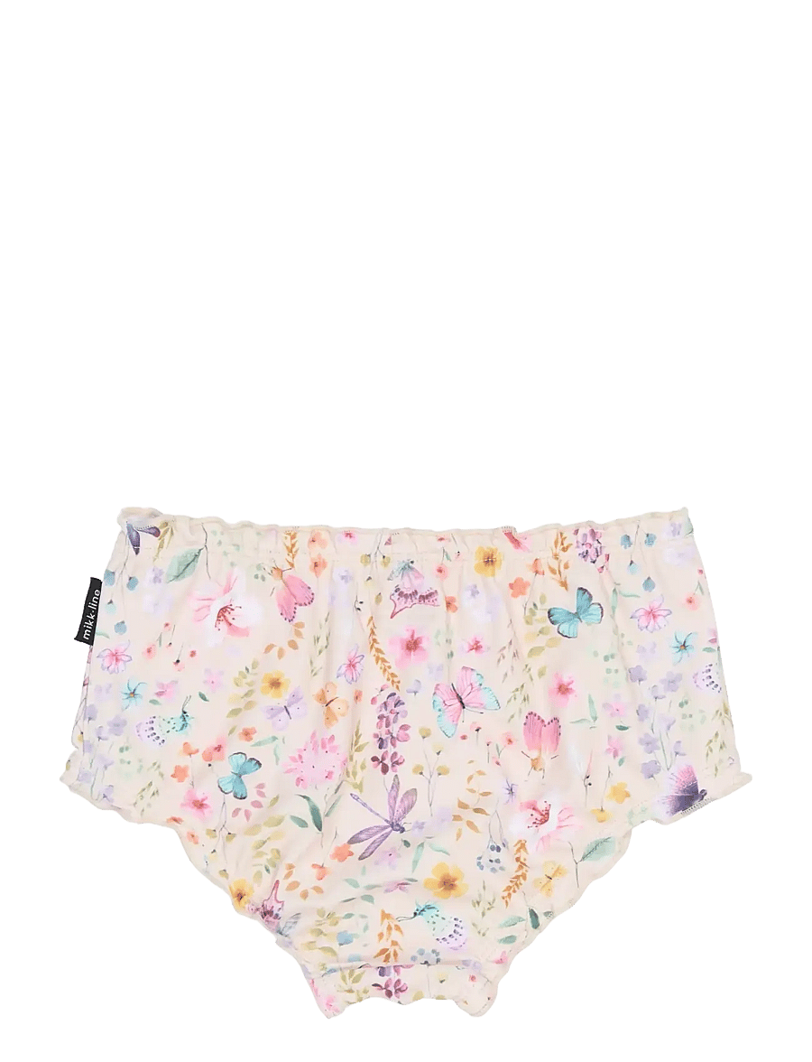 mikk-line - Swim Pant UV frill AOP, GRS - uv-kläder - butterfly aop - 1