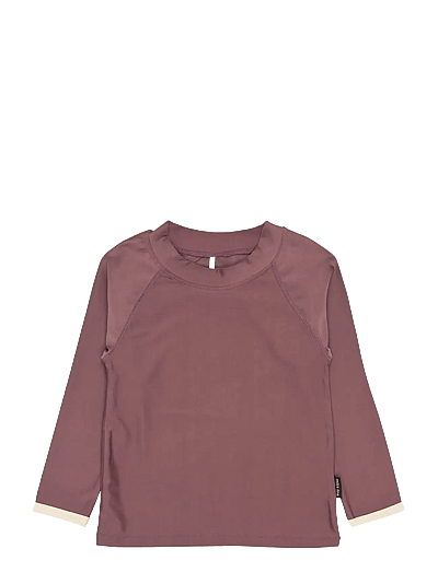 mikk-line Swim Shirt UV Basic, GRS - Clothing - TWILIGHT MAUVE / brown