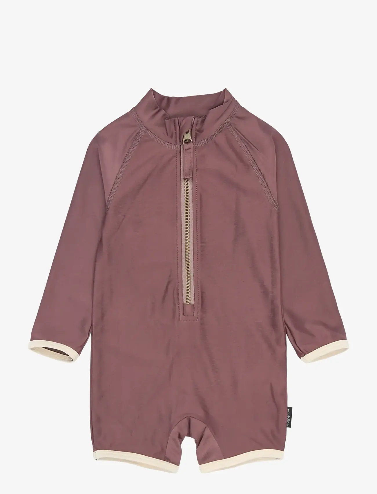 mikk-line - Swim Suit LS UV Basic, GRS - uv-tøj - twilight mauve - 0