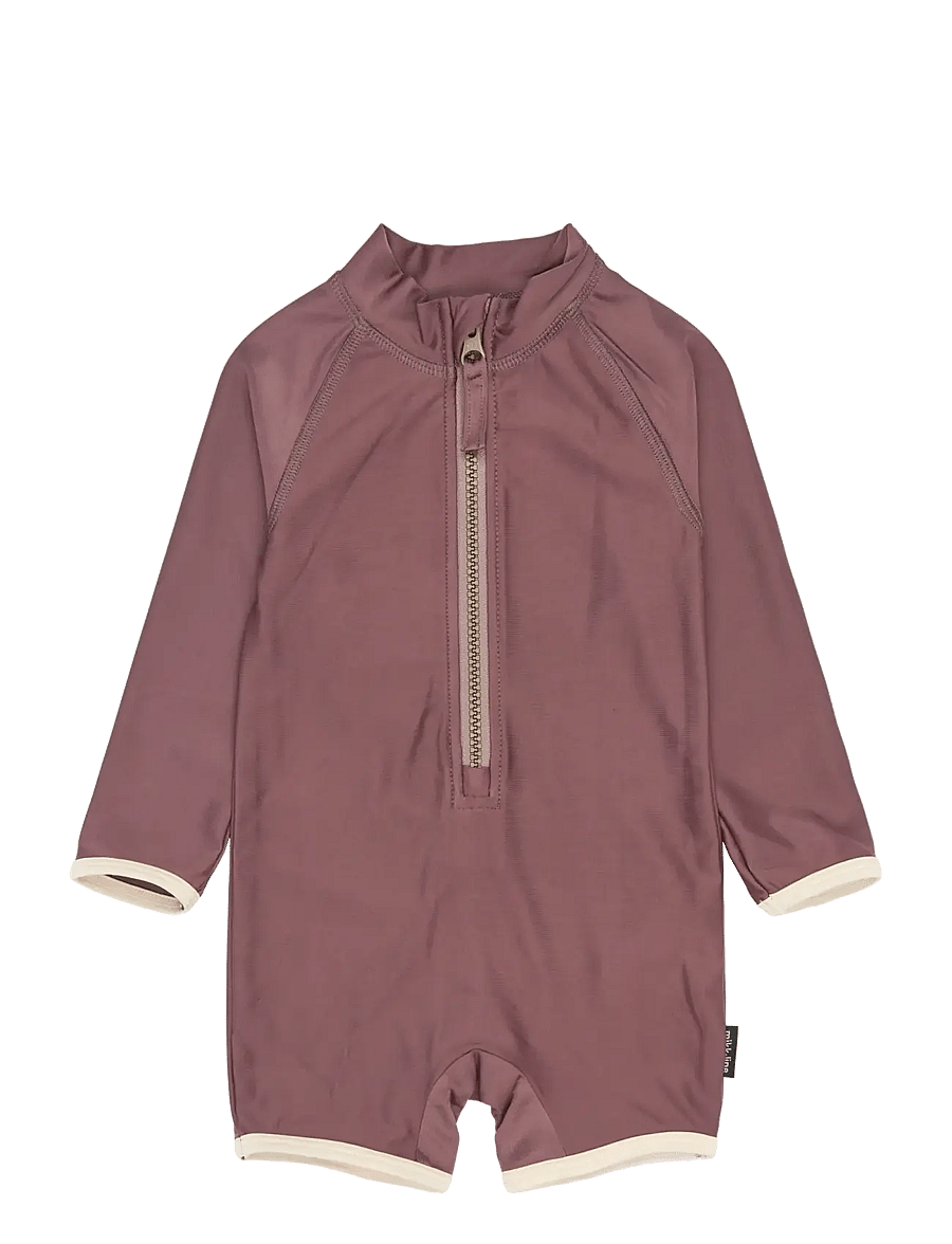 mikk-line - Swim Suit LS UV Basic, GRS - apģērbs ar uv aizsardzību - twilight mauve - 1