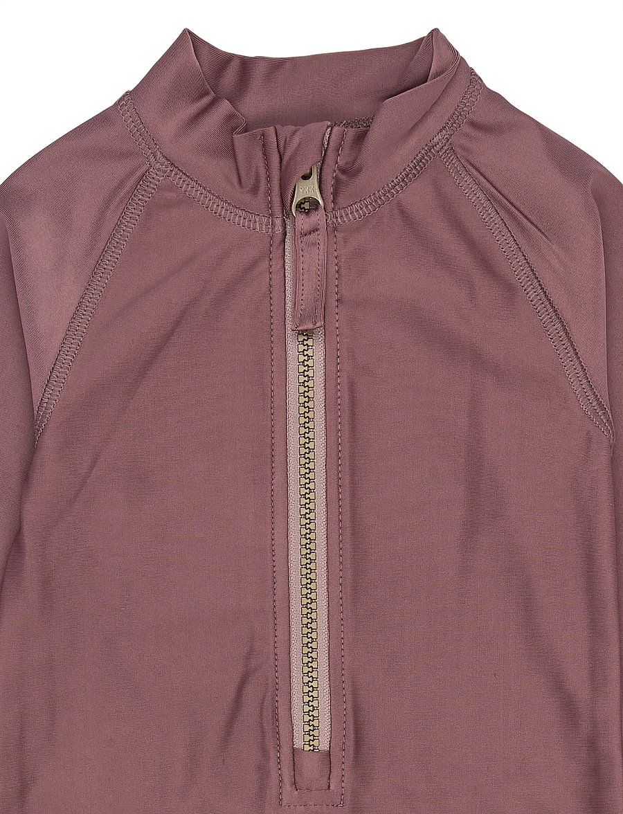 mikk-line - Swim Suit LS UV Basic, GRS - apģērbs ar uv aizsardzību - twilight mauve - 5