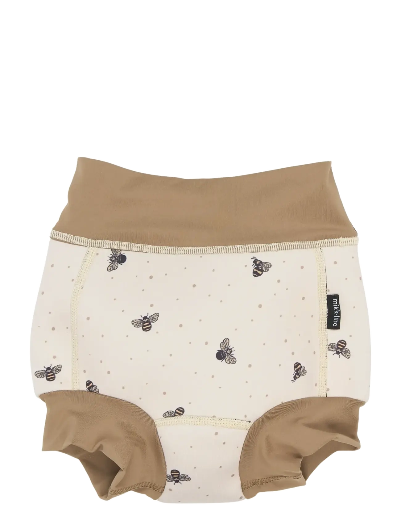 mikk-line Swim Baby Pant AOP - UV-tøj - BUMBLE BEE AOP / cream