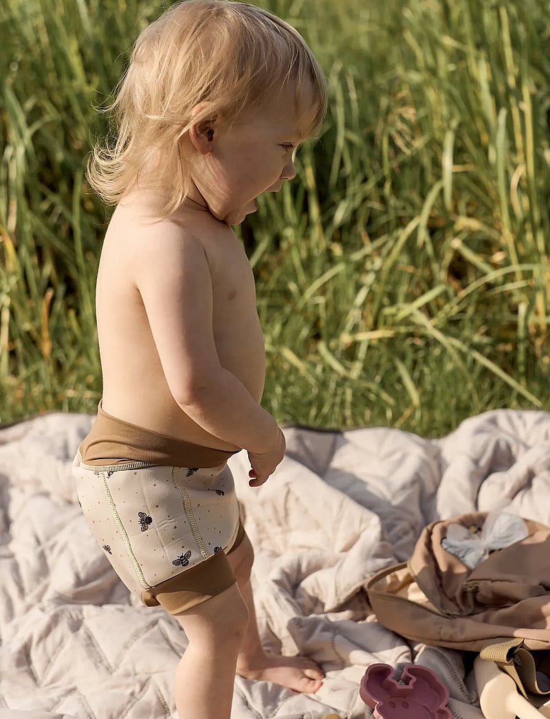 mikk-line - Swim Baby Pant AOP - blebadebukser - bumble bee aop - 0