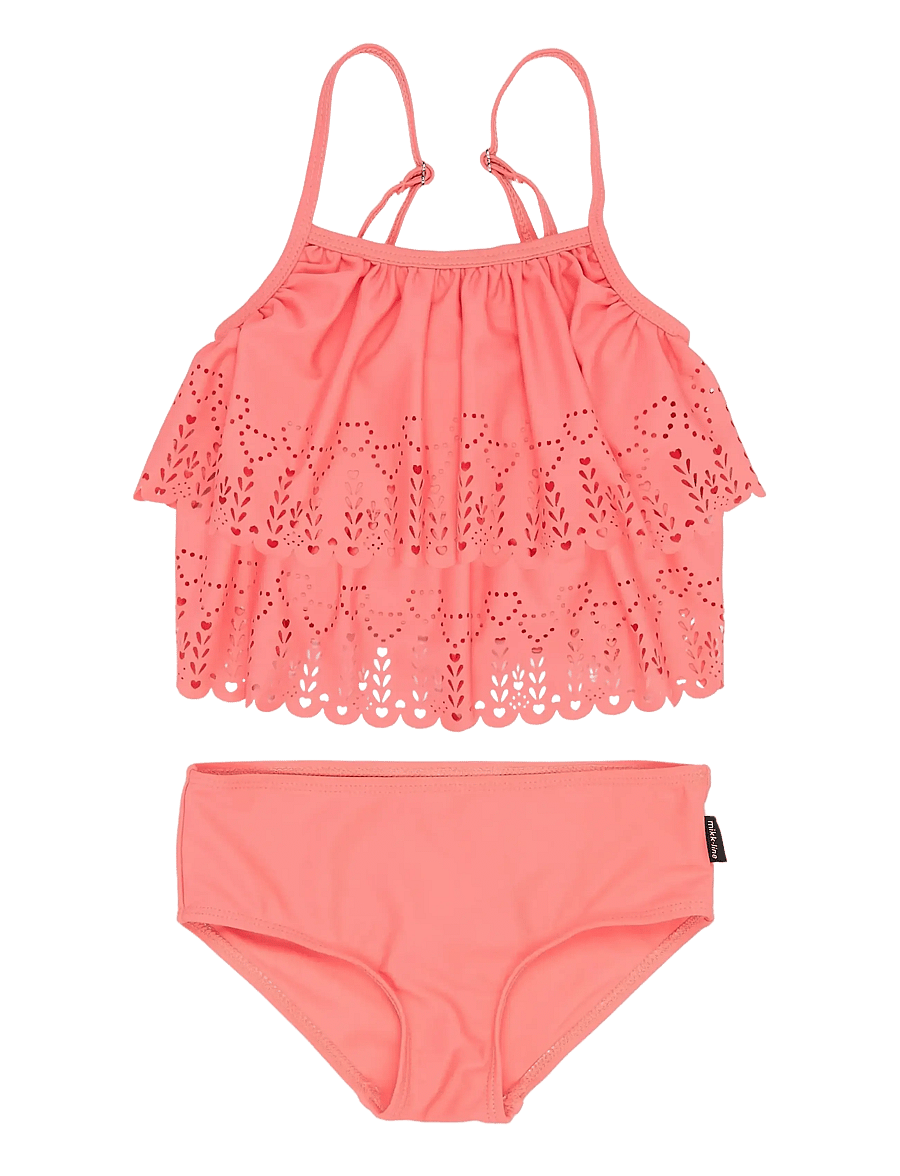 mikk-line - Swim Bikini UV Frill - uv-bekleidung - sugar coral - 0