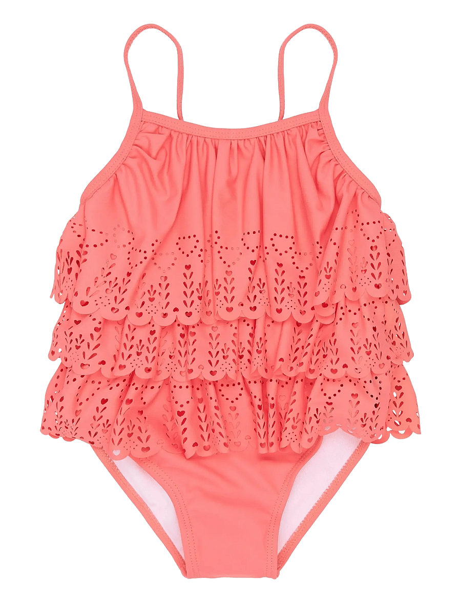 mikk-line - Swim Suit UV Frill - uv-bekleidung - sugar coral - 1