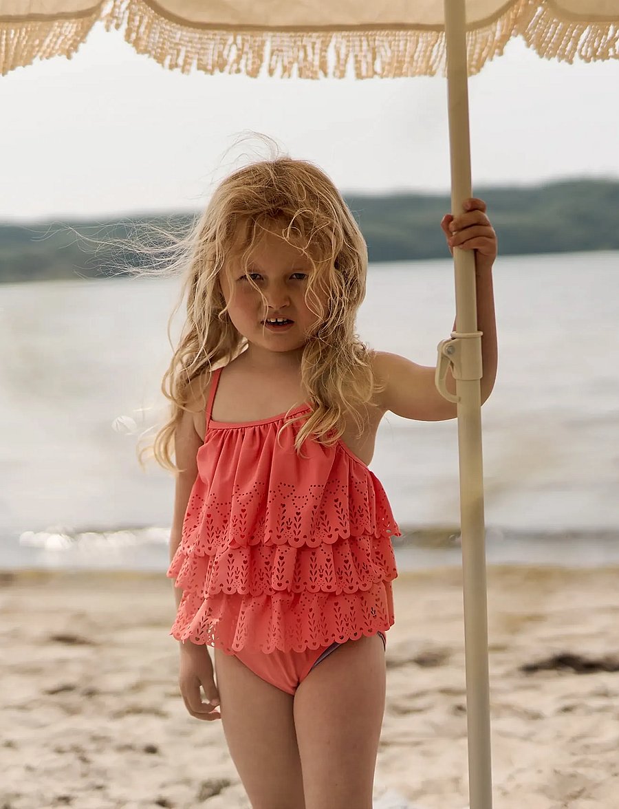 mikk-line - Swim Suit UV Frill - uv-bekleidung - sugar coral - 3