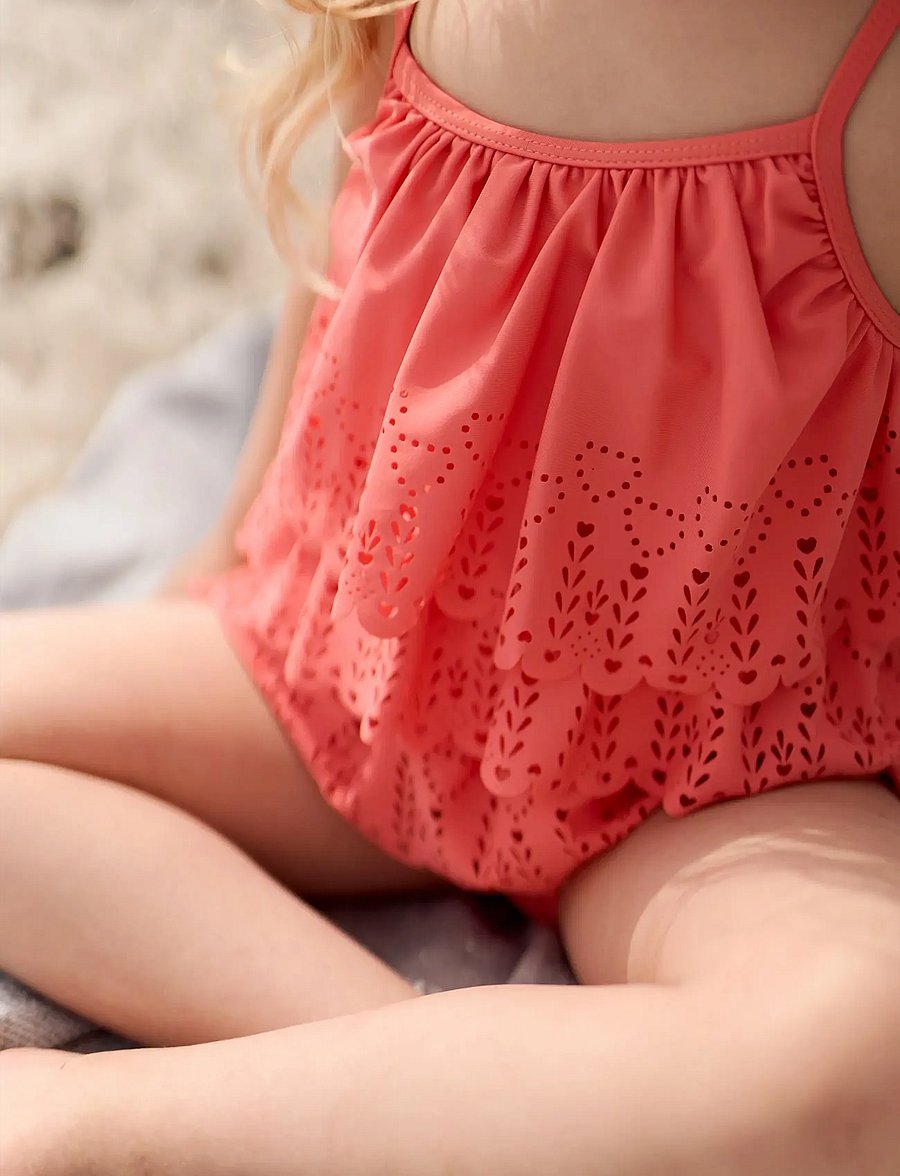 mikk-line - Swim Suit UV Frill - uv-bekleidung - sugar coral - 4