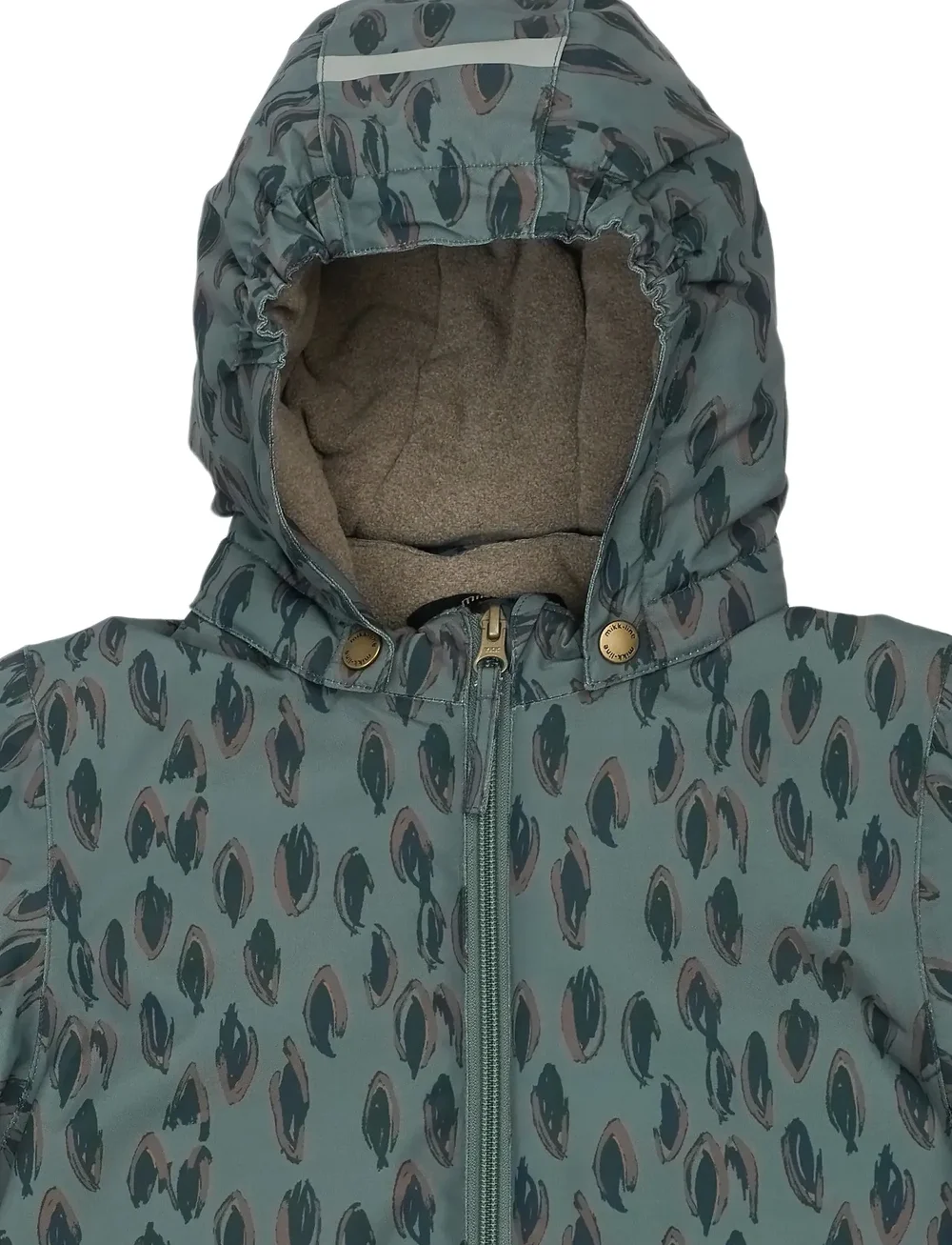 mikk-line - Snow Suit AOP - talvekombinesoon - balsam green - 4