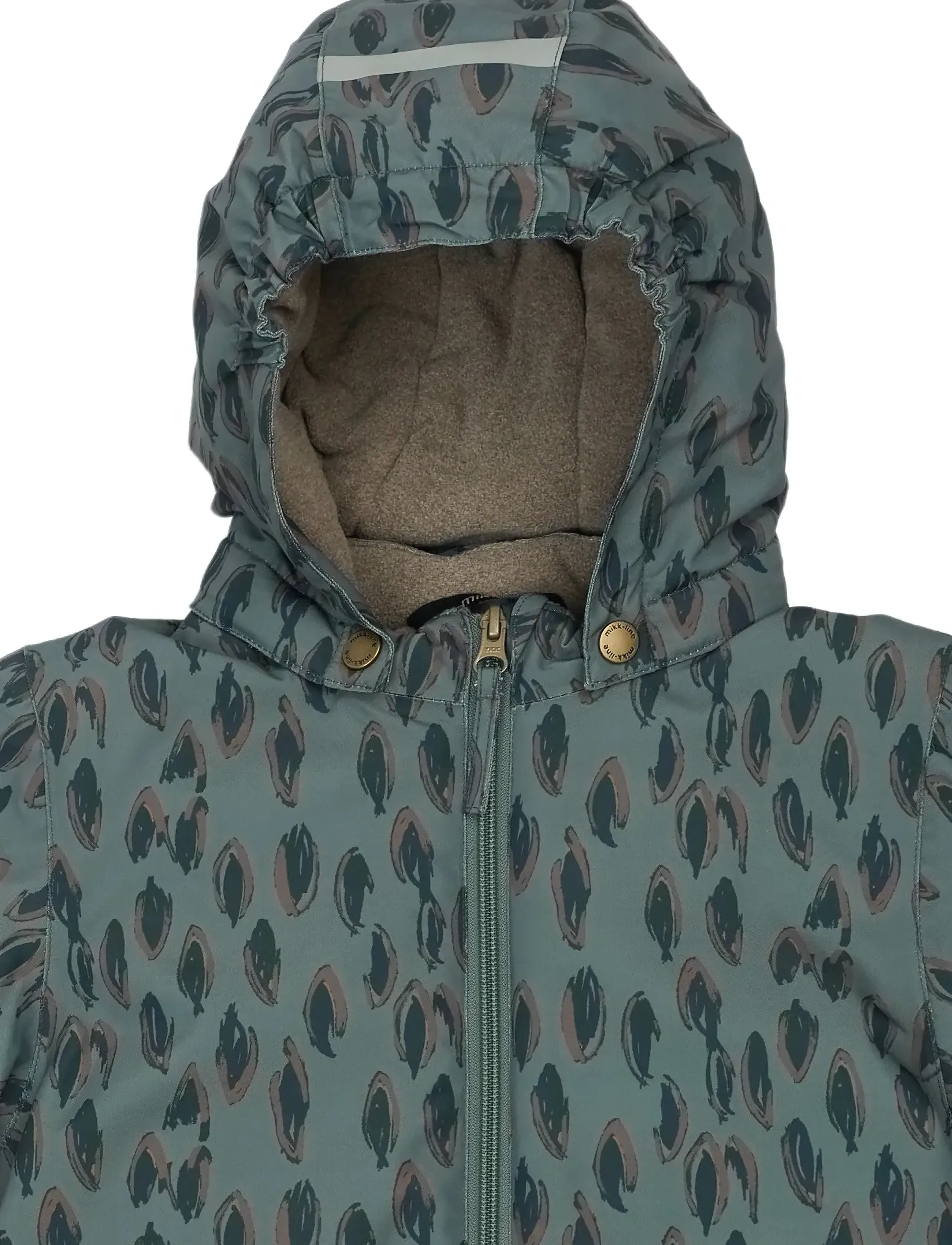 mikk-line - Snow Suit AOP - børn - balsam green - 4