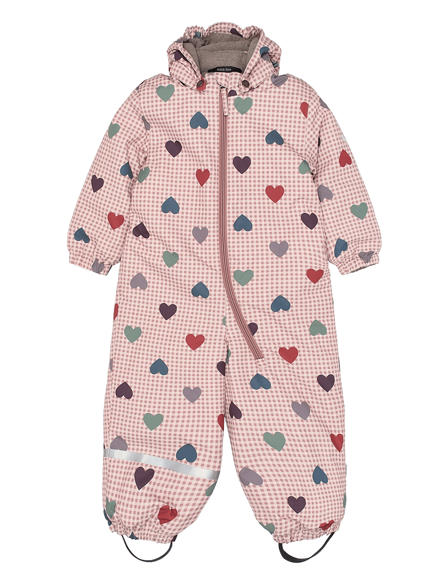mikk-line - Snow Suit AOP - schneeanzug - heart aop - 0