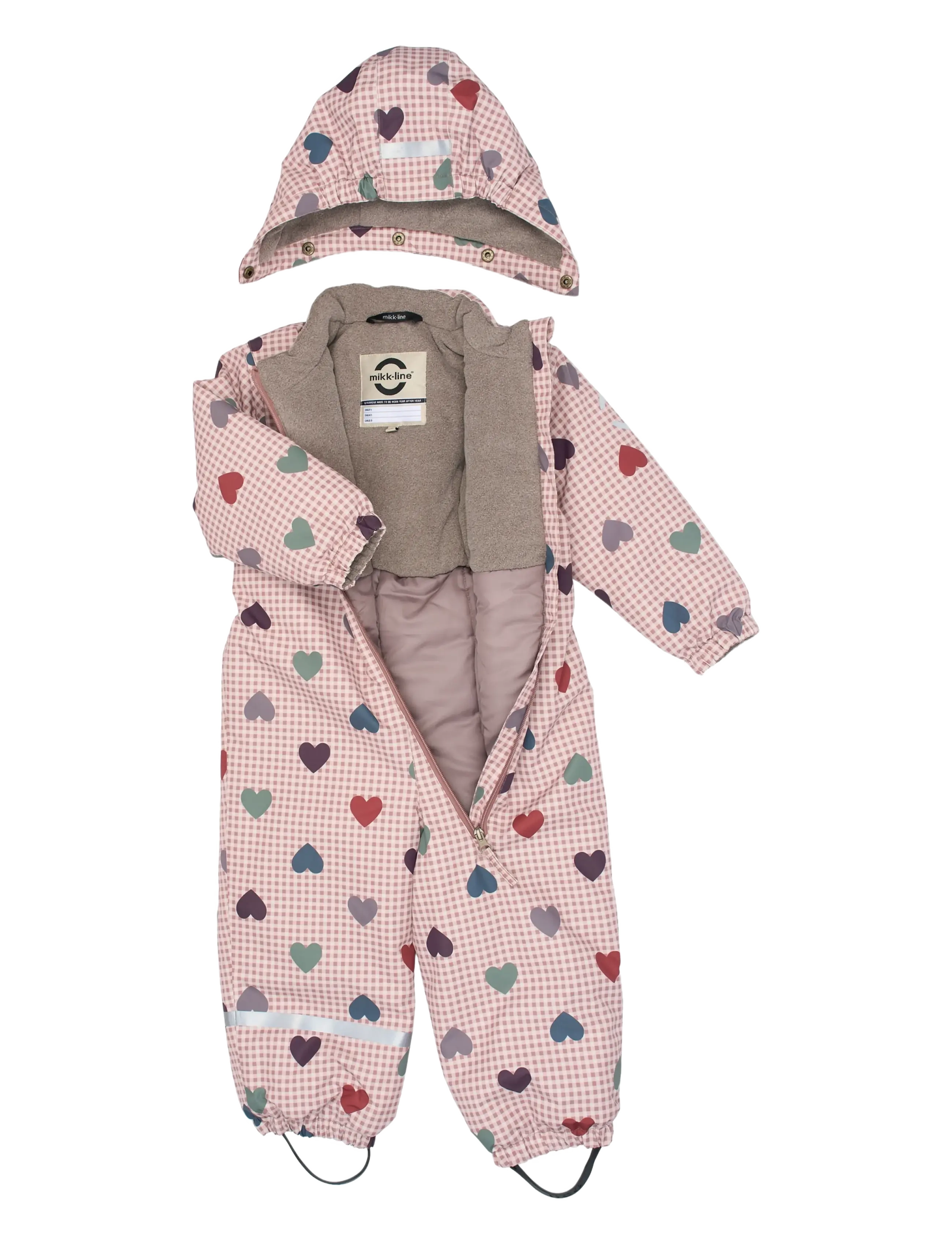 mikk-line - Snow Suit AOP - schneeanzug - heart aop - 2