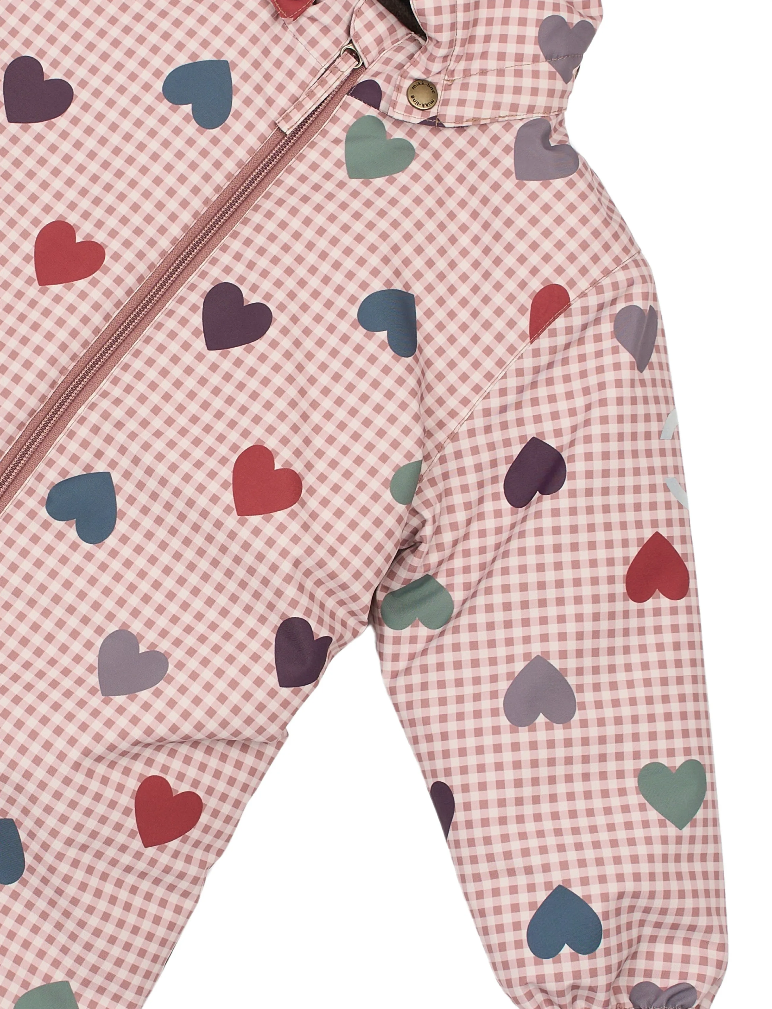 mikk-line - Snow Suit AOP - schneeanzug - heart aop - 3
