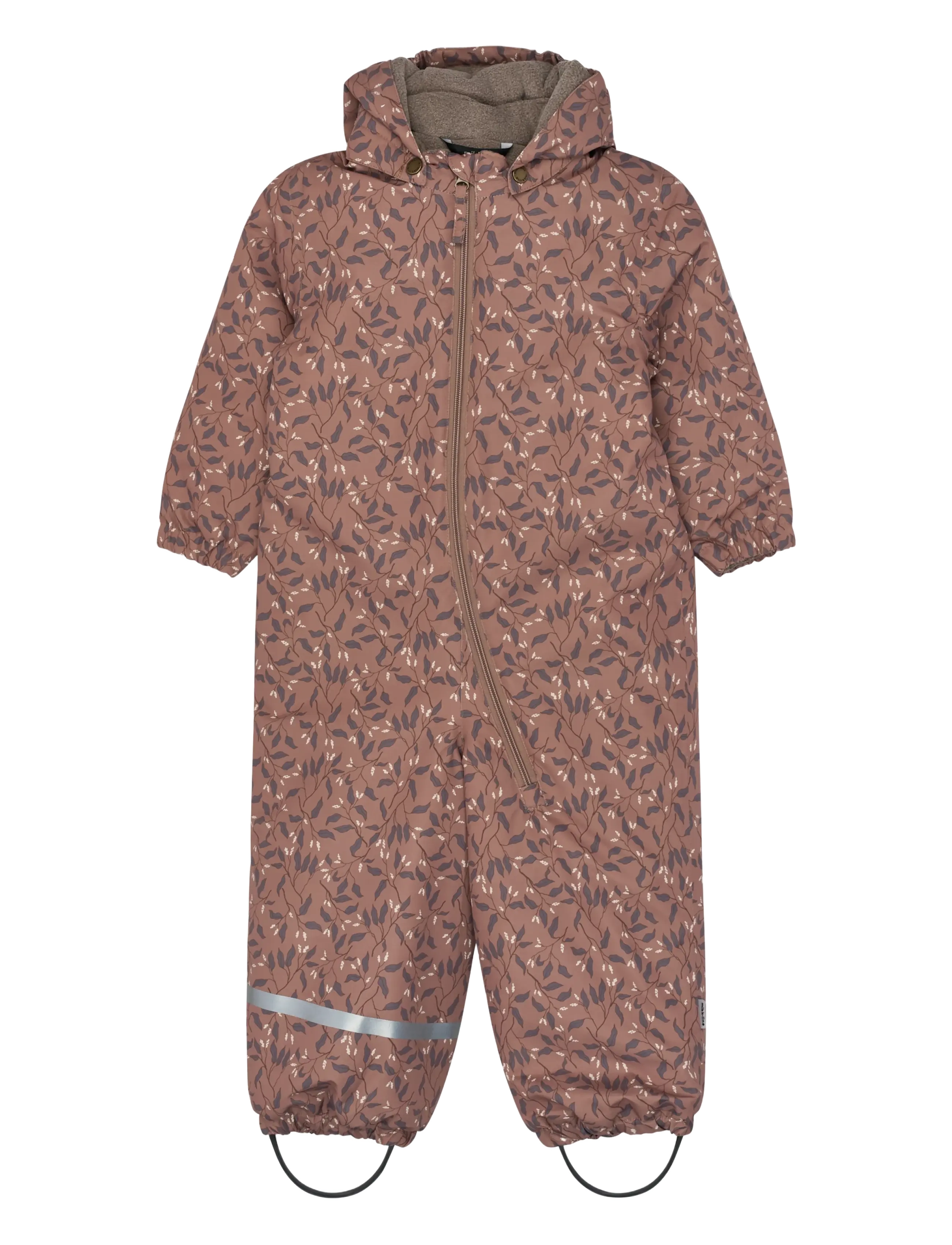 mikk-line Snow Suit AOP - mikk-line - LEAF AOP / brown
