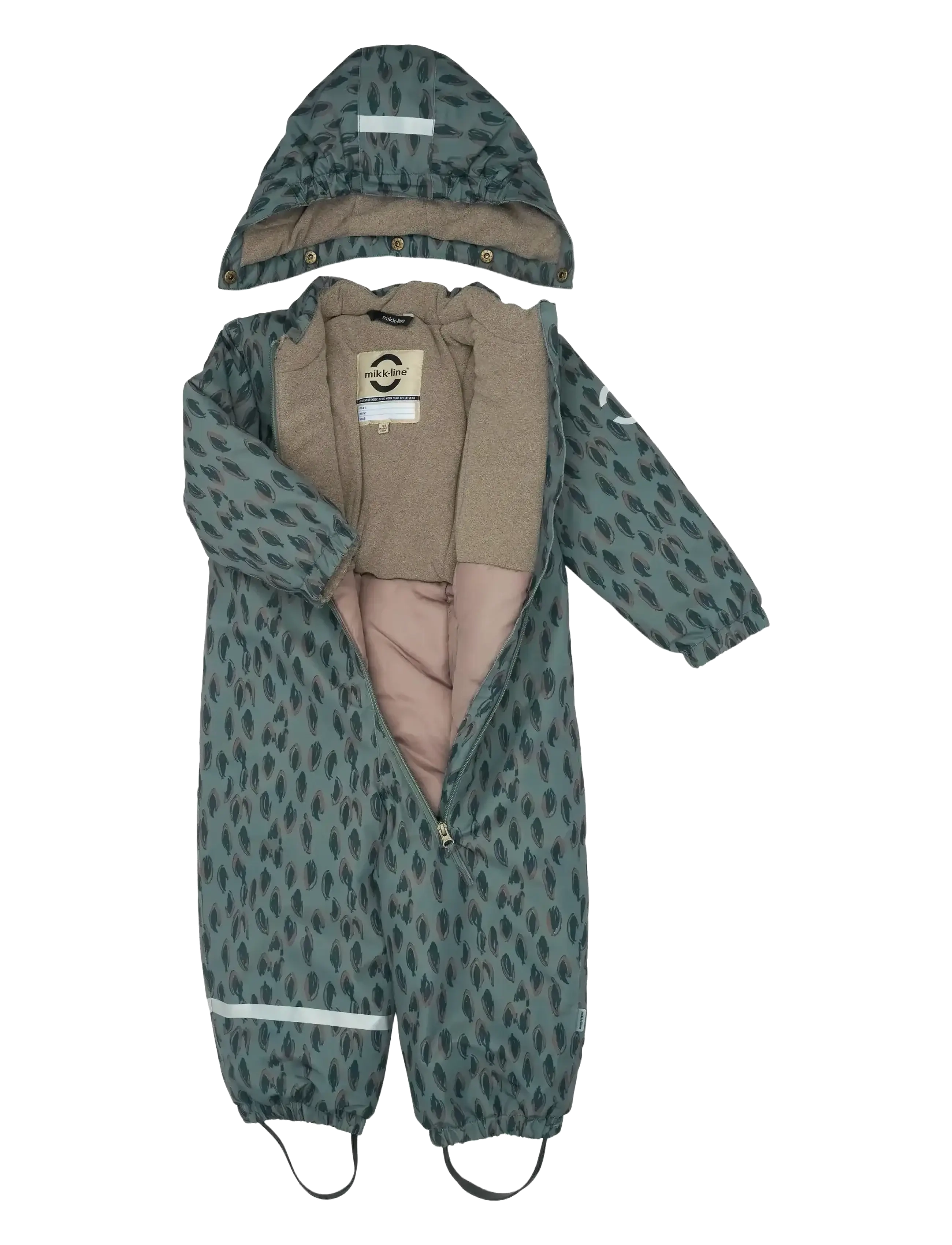 mikk-line - Snow Suit AOP - snowsuit - balsam green - 2