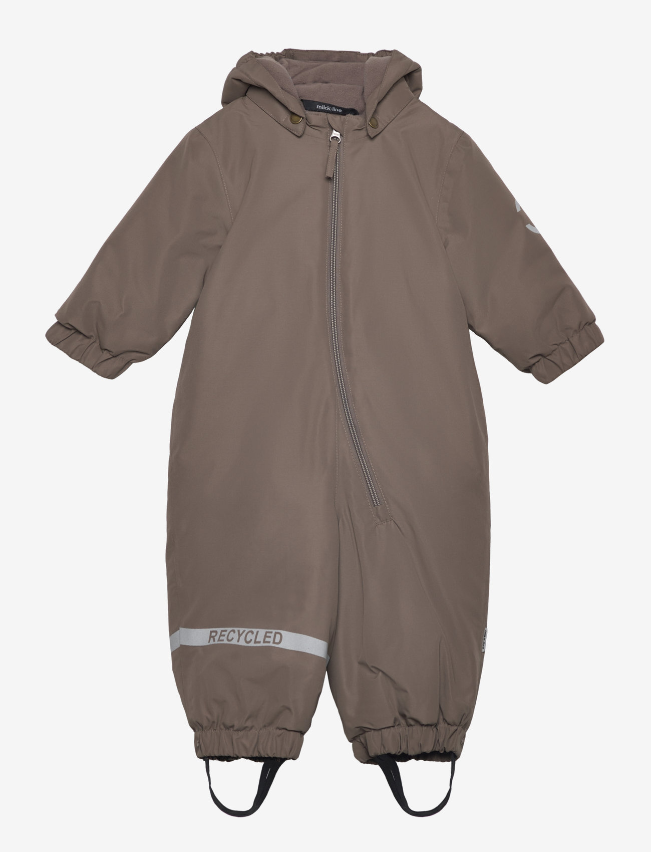 mikk-line - Snow Suit Solid - børn - chocolate chip - 0