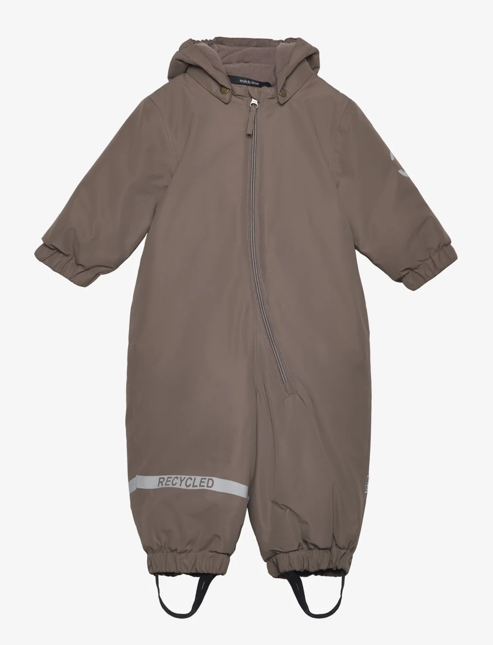 mikk-line - Snow Suit Solid - talvekombinesoon - chocolate chip - 0