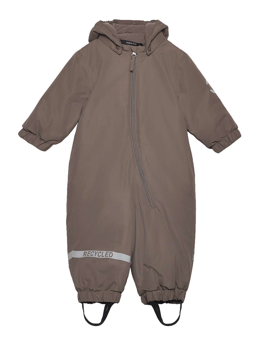 mikk-line - Snow Suit Solid - talvekombinesoon - chocolate chip - 0