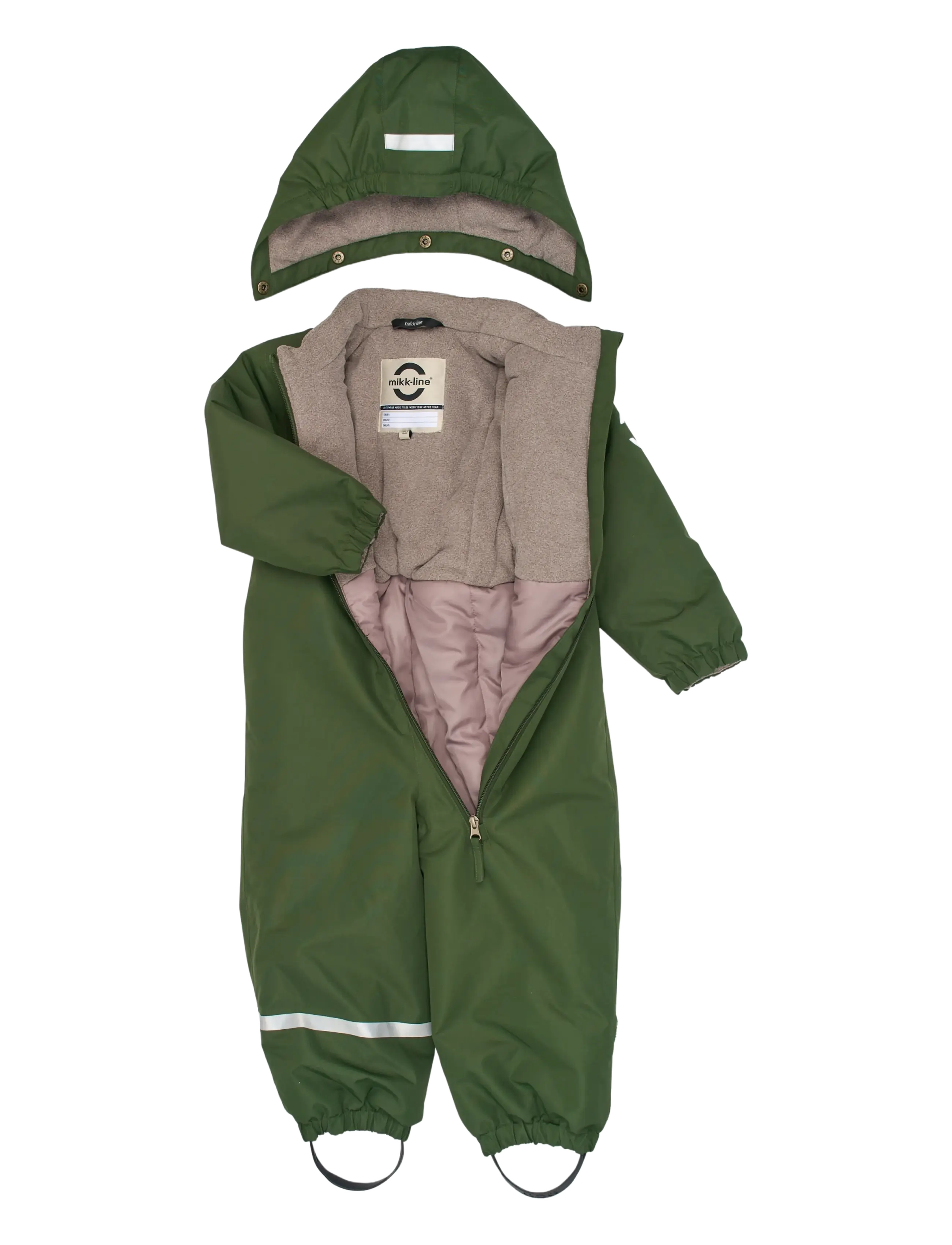 mikk-line - Snow Suit Solid - snowsuit - kombu green - 2