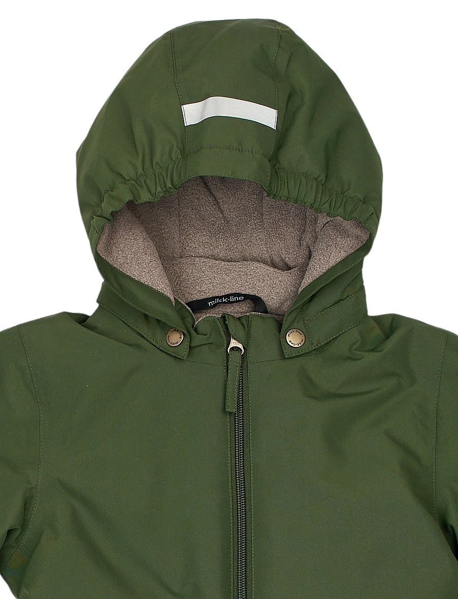 mikk-line - Snow Suit Solid - snowsuit - kombu green - 3