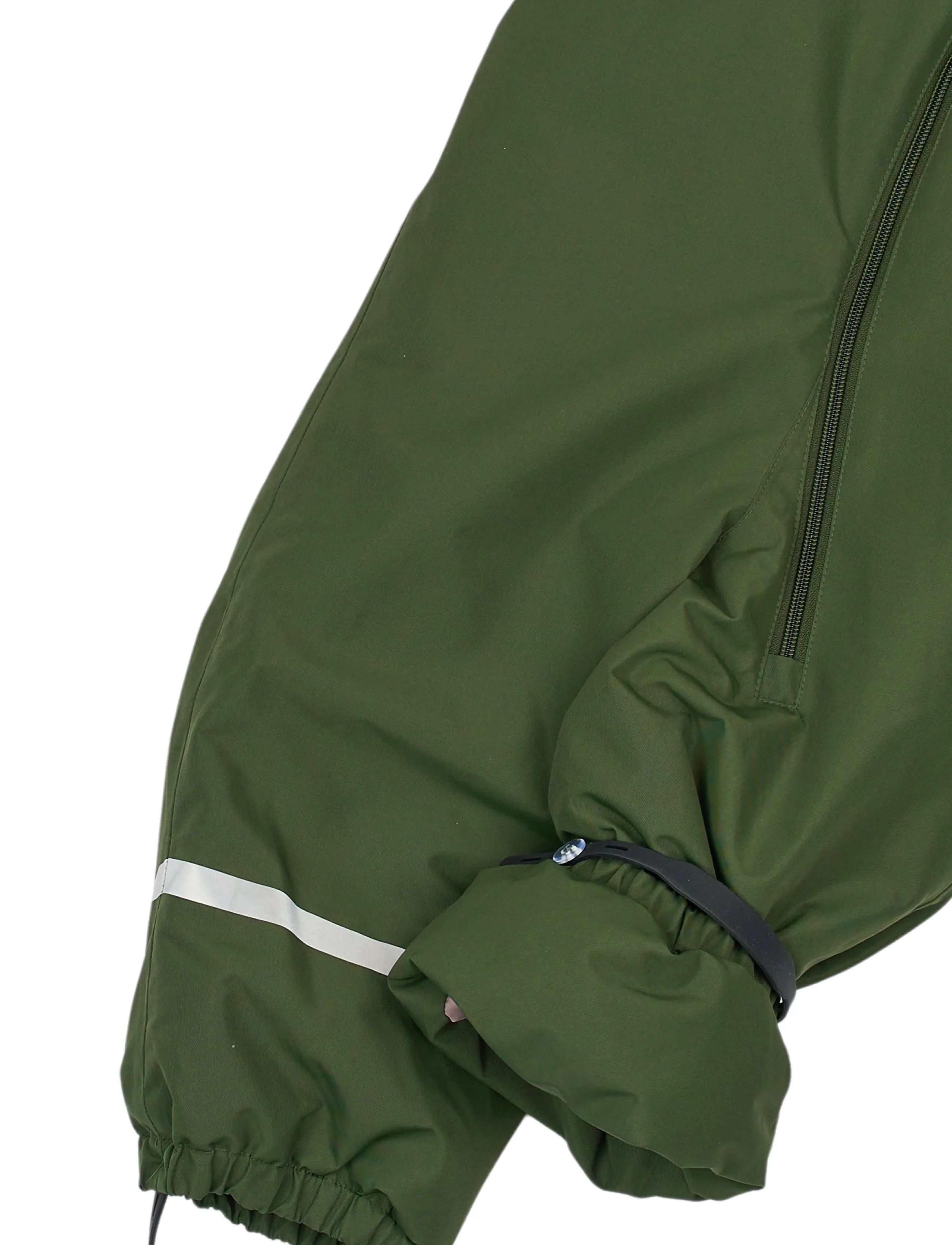 mikk-line - Snow Suit Solid - snowsuit - kombu green - 4